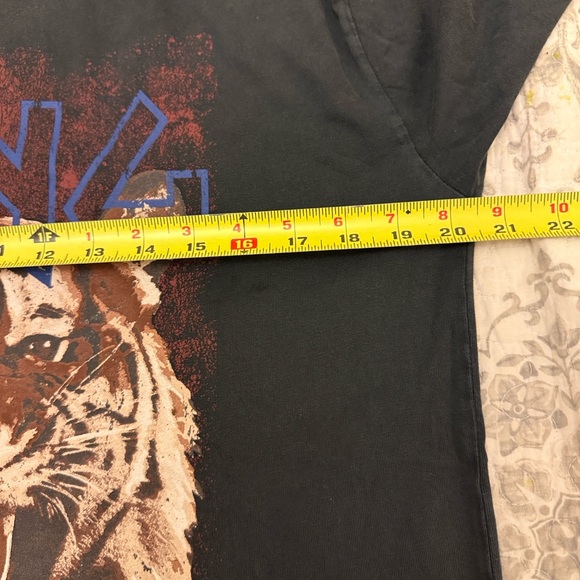 Anine Bing Black Crewneck Sweatshirt with White Label #615 - Picture 7 of 7